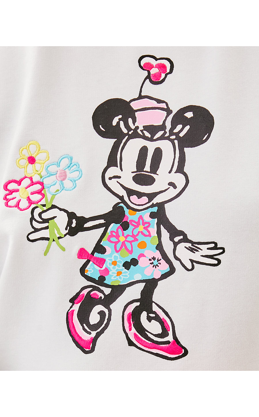 BALLAD LONG SLEEVE SWEATSHIRT, MULTI LILLY HEARTS DISNEY GRAPHIC