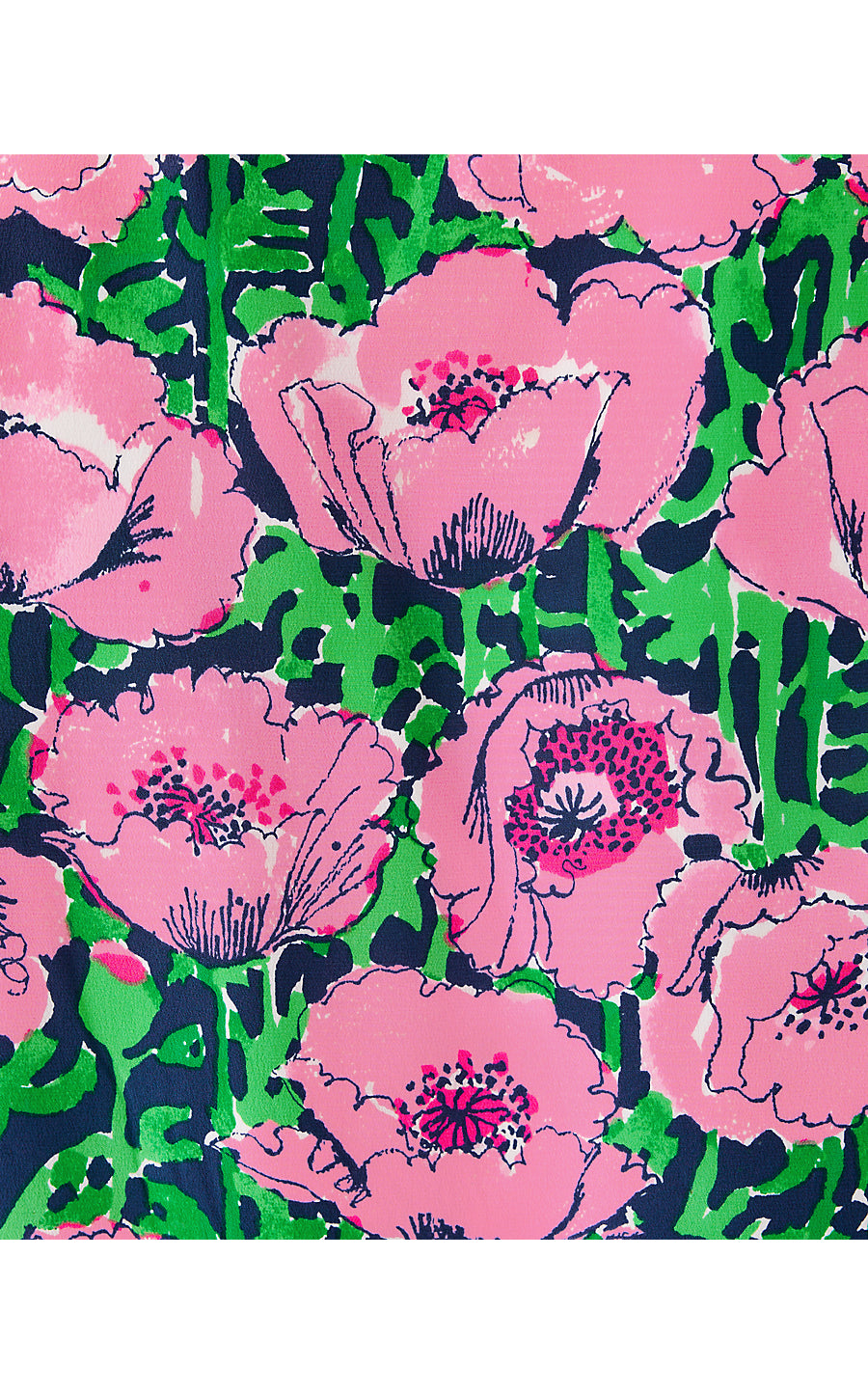 EVALINE SILK DRESS, LOW TIDE NAVY FLORRIE