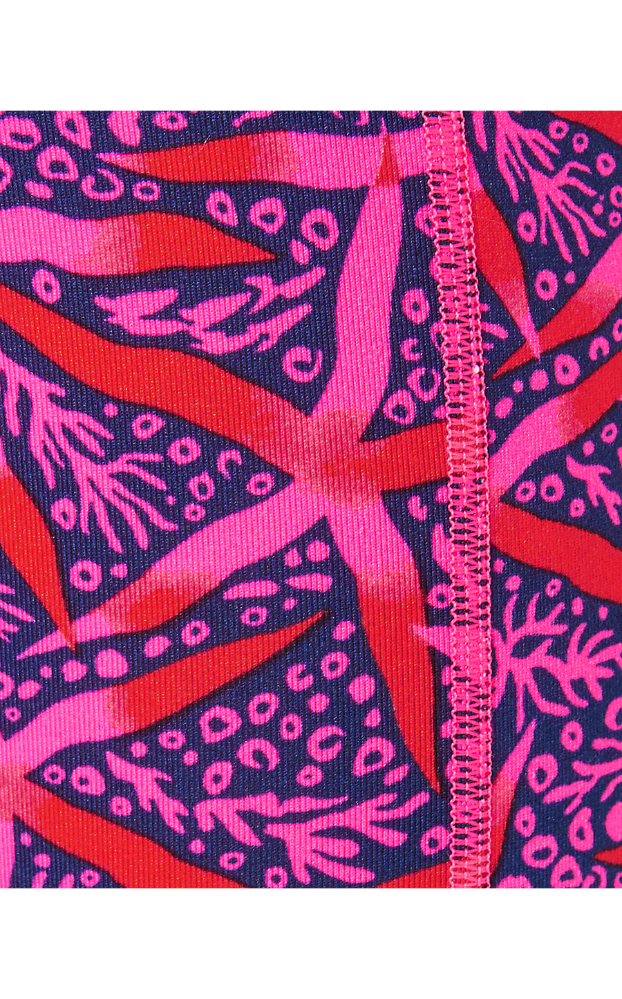 WEEKENDER HIGH RISE MIDI LEGGING, PASSION FRUIT PINK STAR SEARCHING