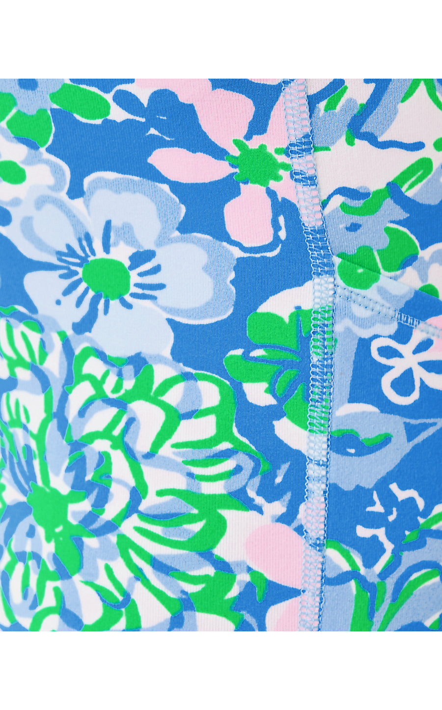 WEEKENDER HIGH RISE MIDI LEGGING, SUNWASHED BLUE PLUMES IN BLOOM
