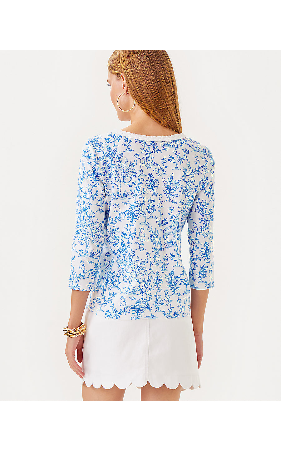 PAULSON KNIT TOP, RESORT WHITE TALL TALES
