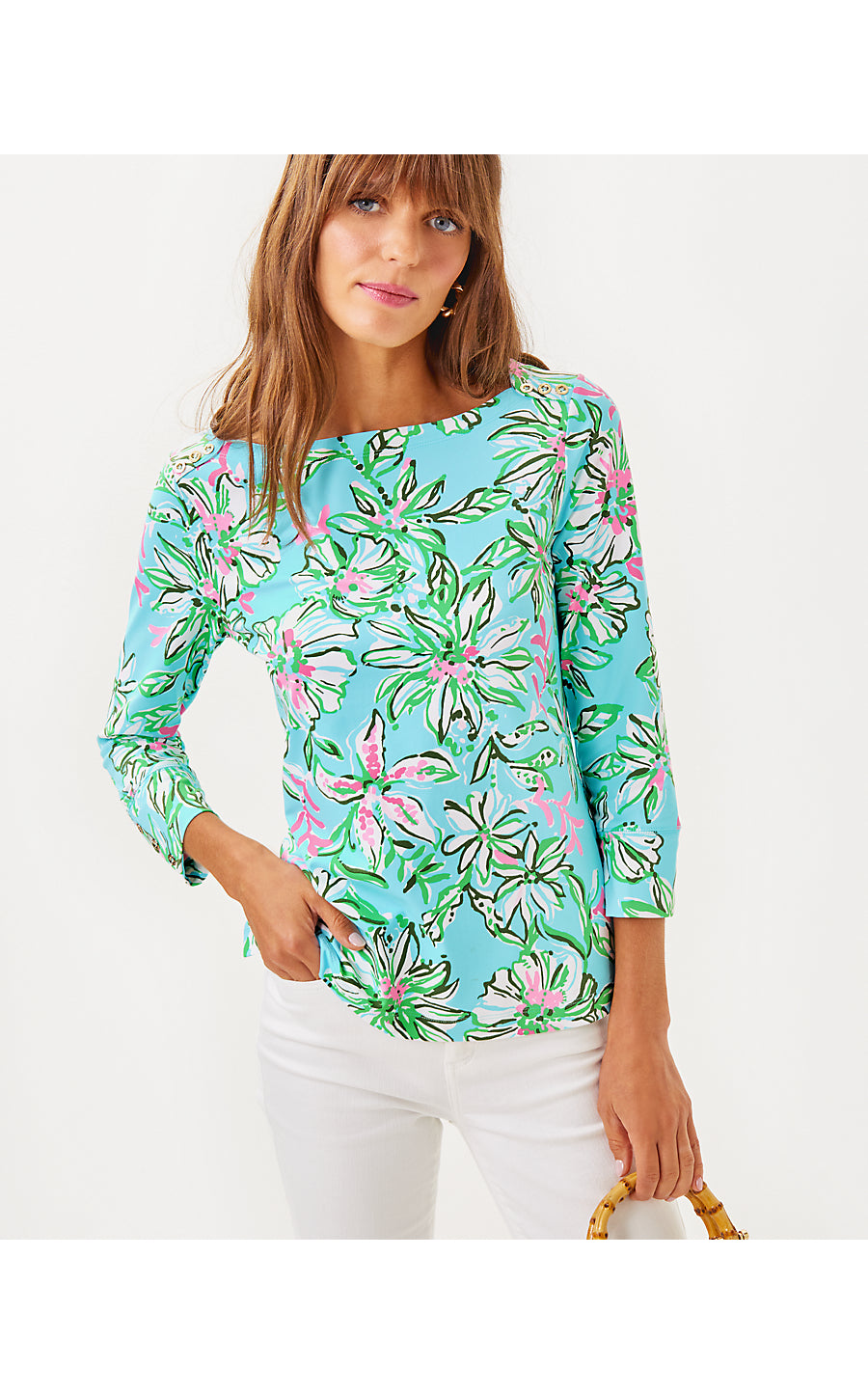 CALLISON UPF 50+ TOP, MULTI SUN OF A BUN