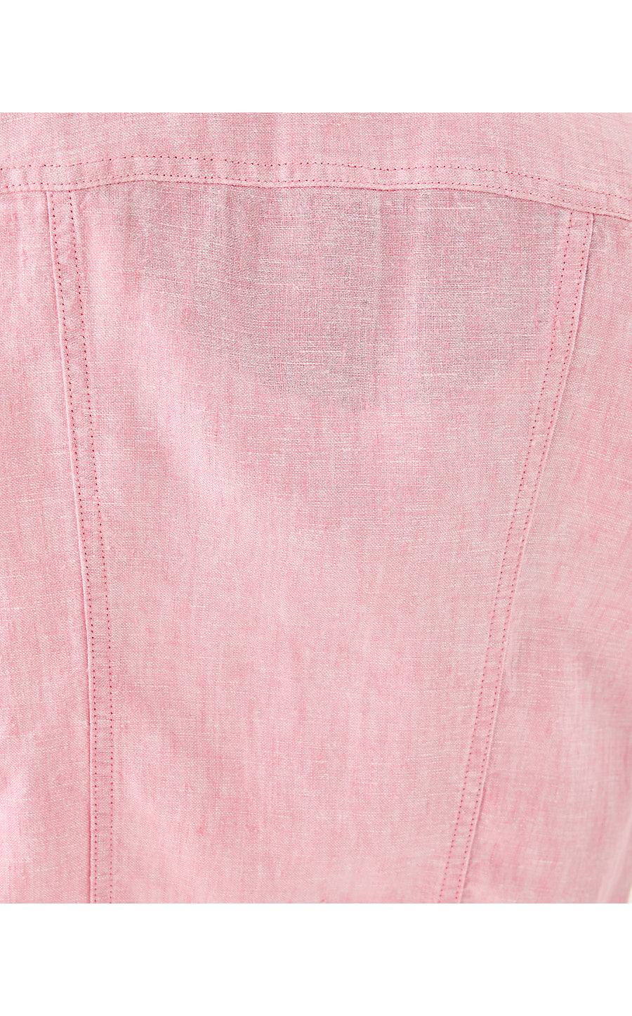 SEASPRAY LINEN JACKET, CONCH SHELL PINK X RESORT WHITE