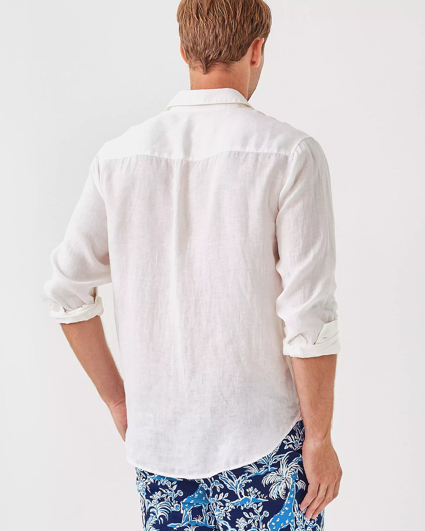 MENS STUFF ADDISON SHIRT, RESORT WHITE