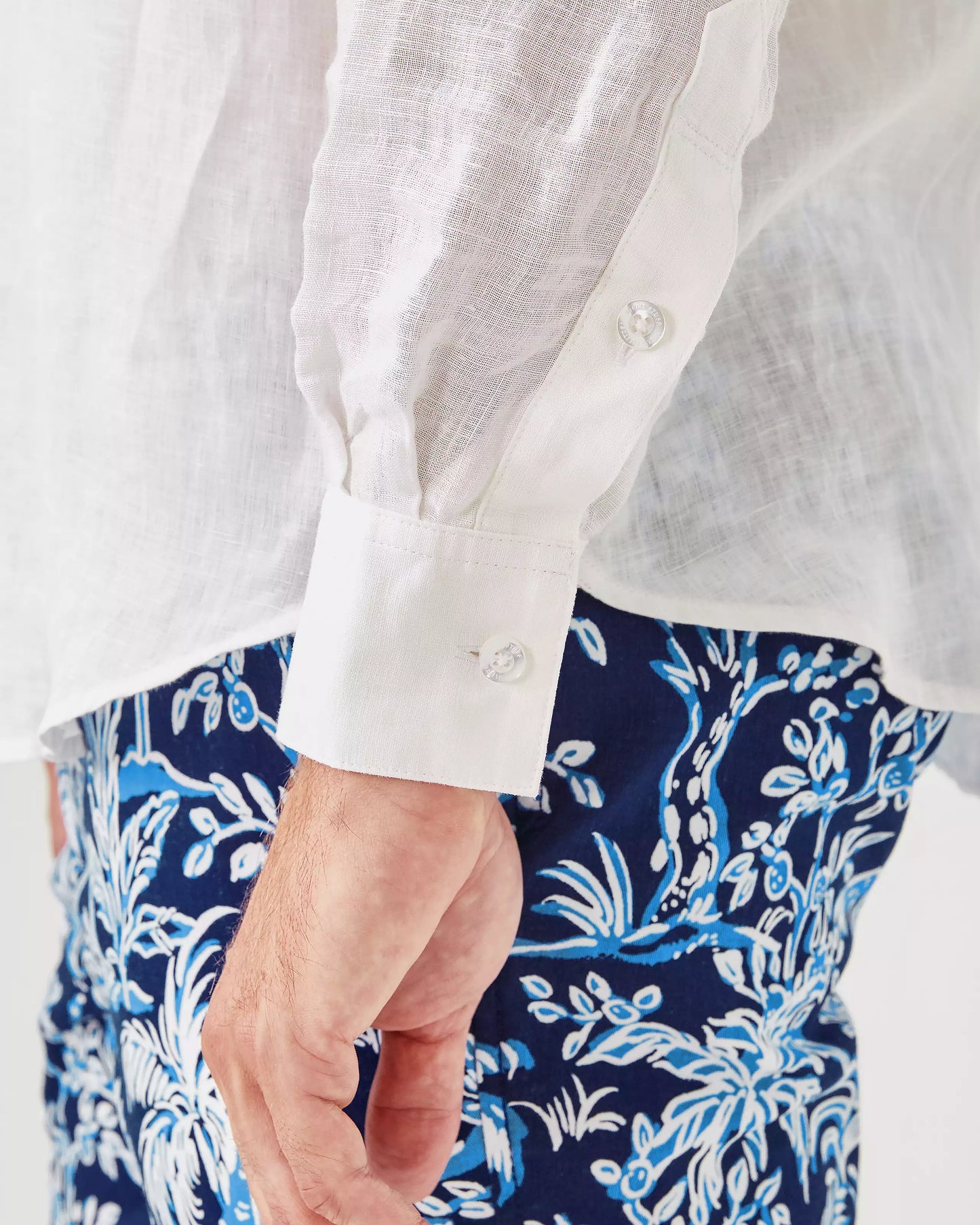 MENS STUFF ADDISON SHIRT, RESORT WHITE