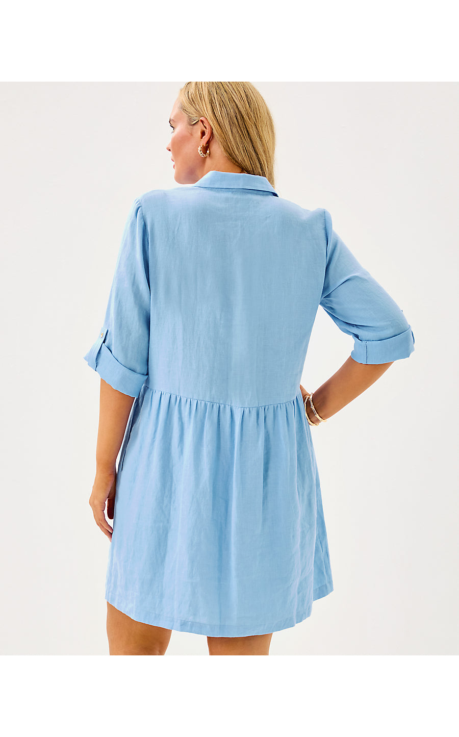 SHAELA DRESS, JACARANDA BLUE