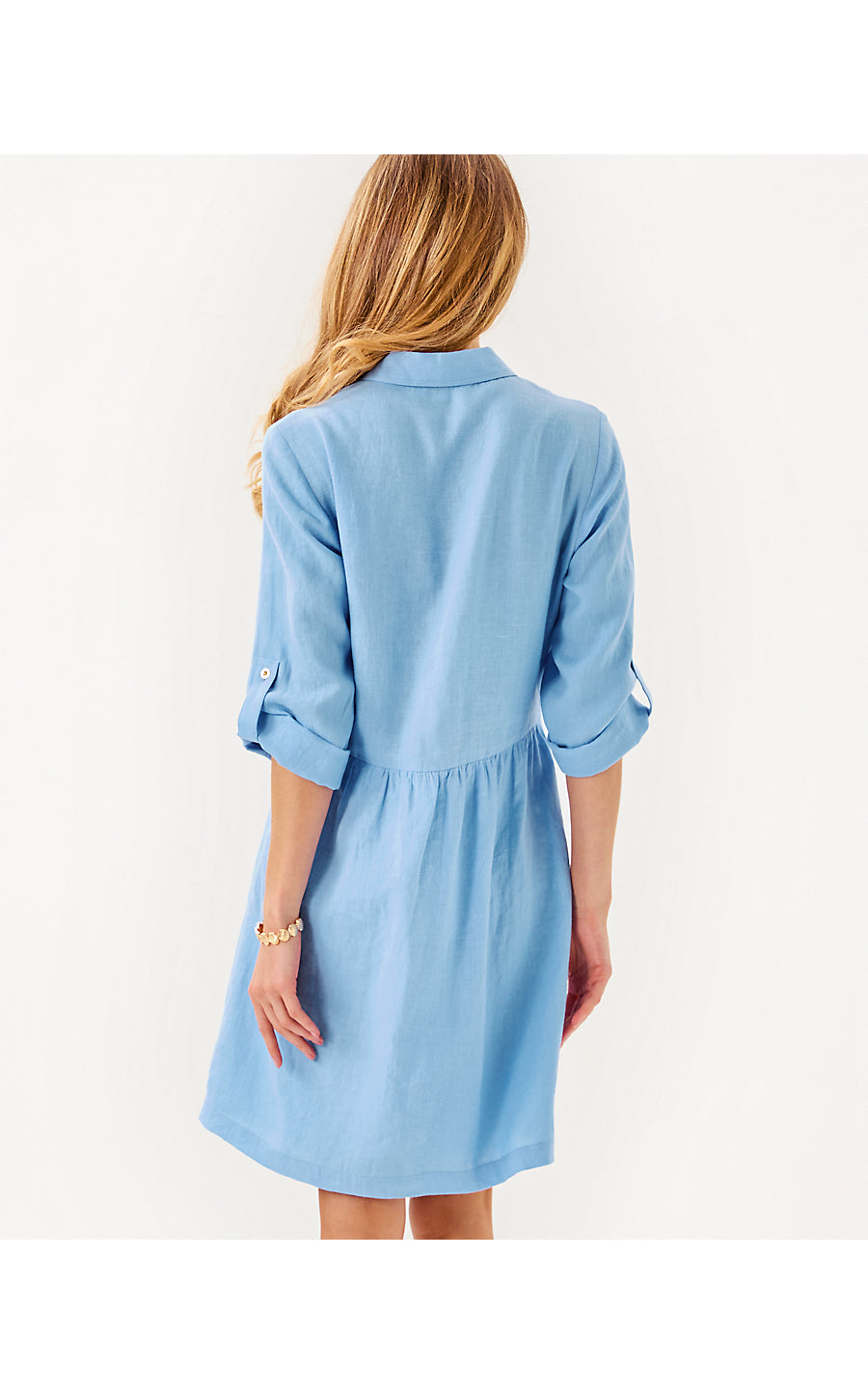 SHAELA DRESS, JACARANDA BLUE
