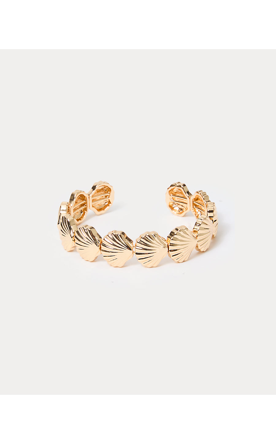 COOL AS SHELL BRACELET, GOLD METALLIC