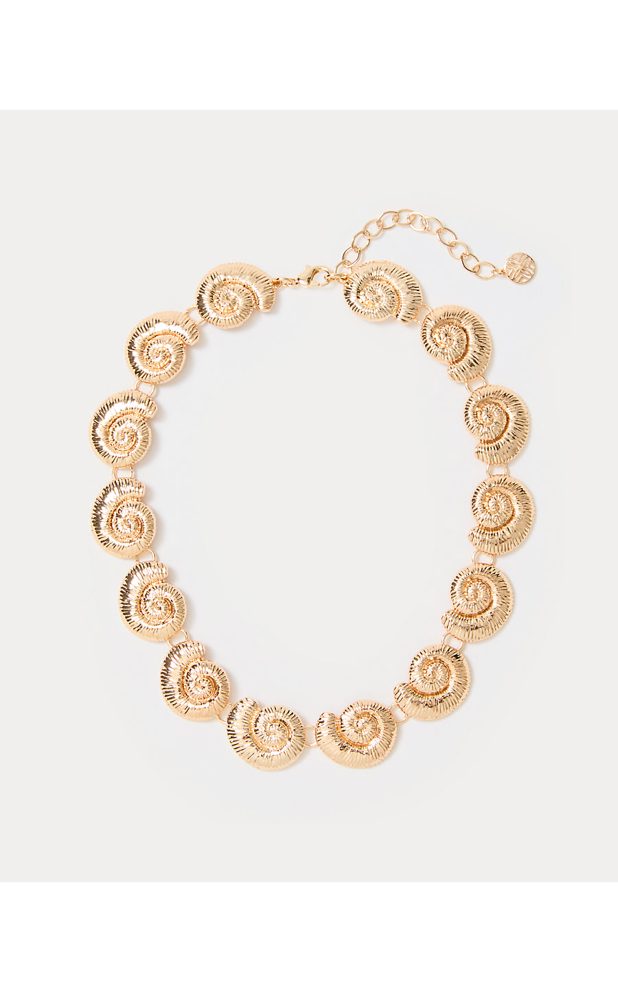 BAREFOOT BEACHCOMBER NECKLACE, GOLD METALLIC