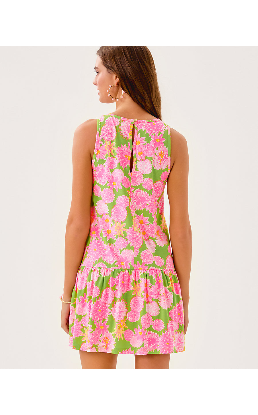 DIXI DRESS, MULTI SEASIDE GARDEN