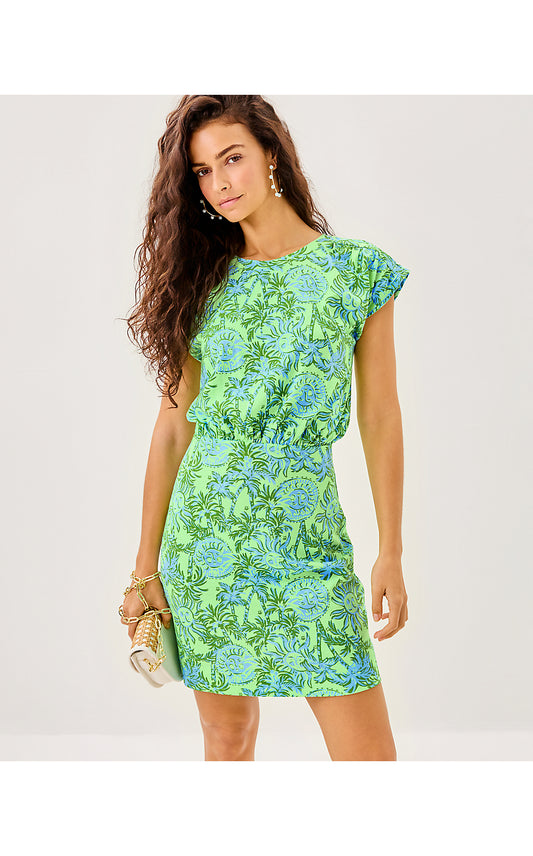 MELLI DRESS, COOL MINT CATCHIN RAYS