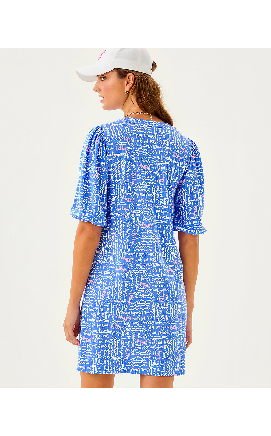 COLSON DRESS, SUNWASHED BLUE SEACRETS