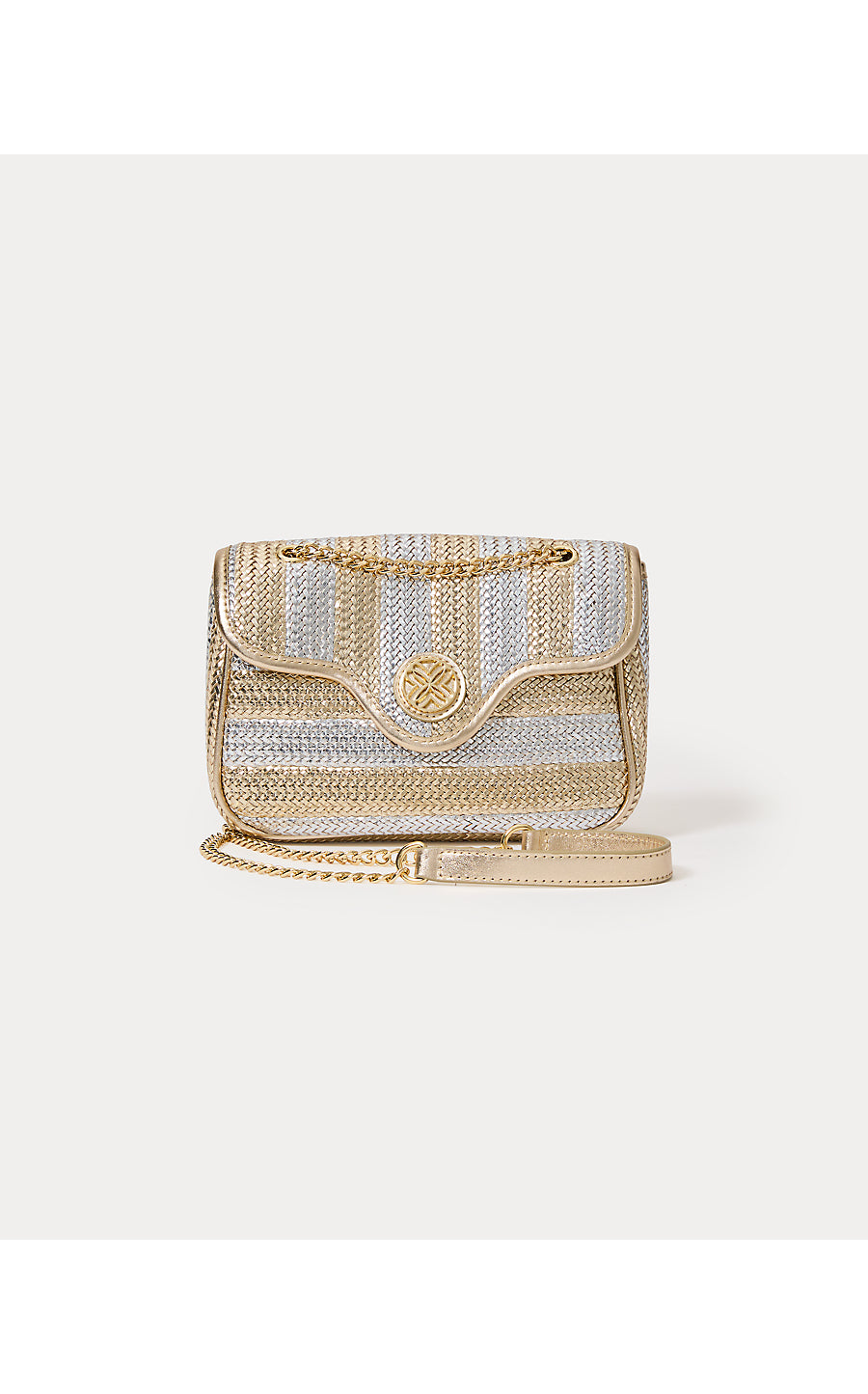 CORA CROSSBODY, GOLD METALLIC X SILVER METALLIC