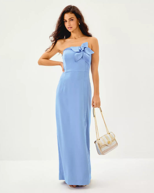 ANASOPHIA MAXI DRESS, JACARANDA BLUE