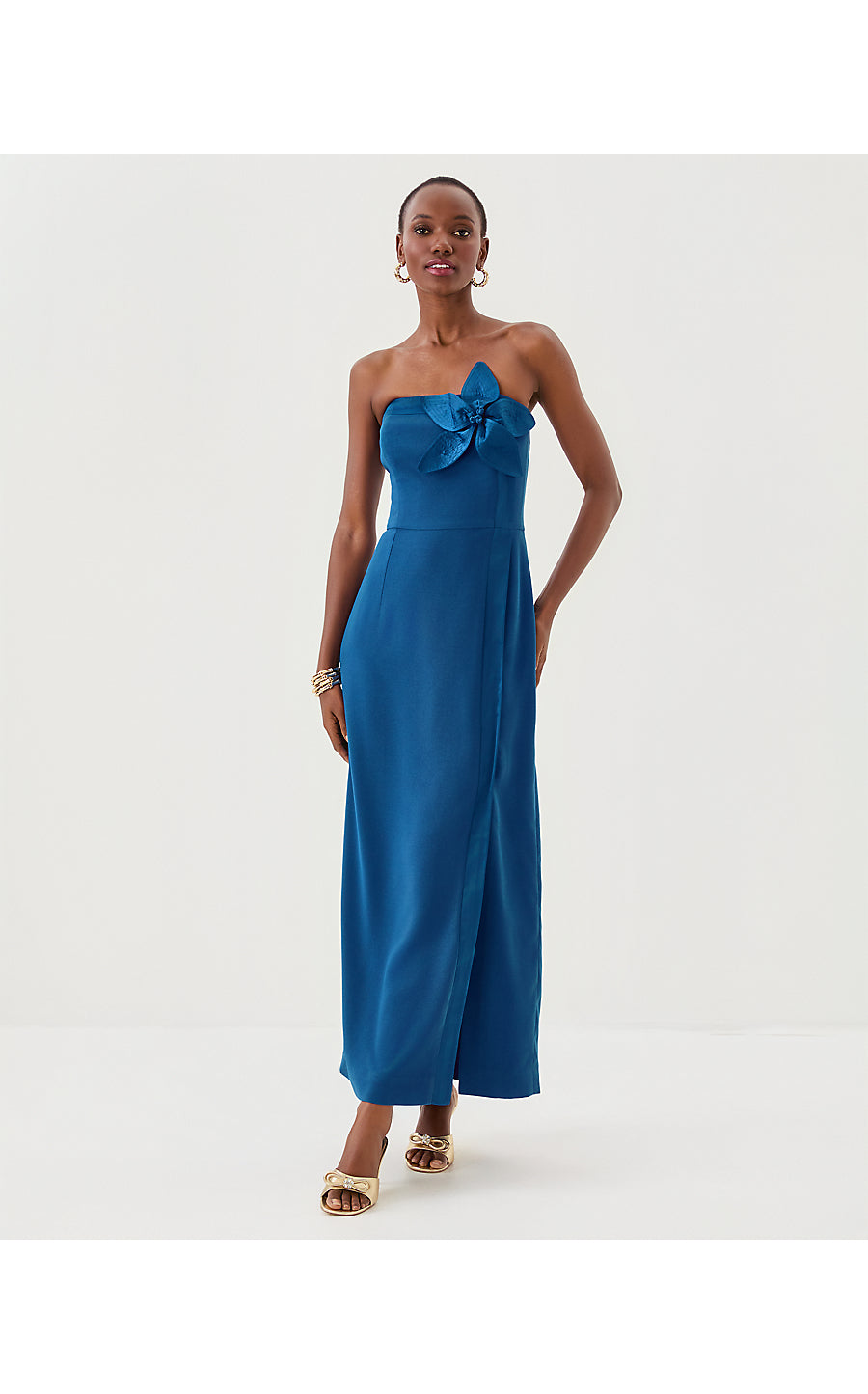 ANASOPHIA MAXI DRESS, STARLIGHT NAVY