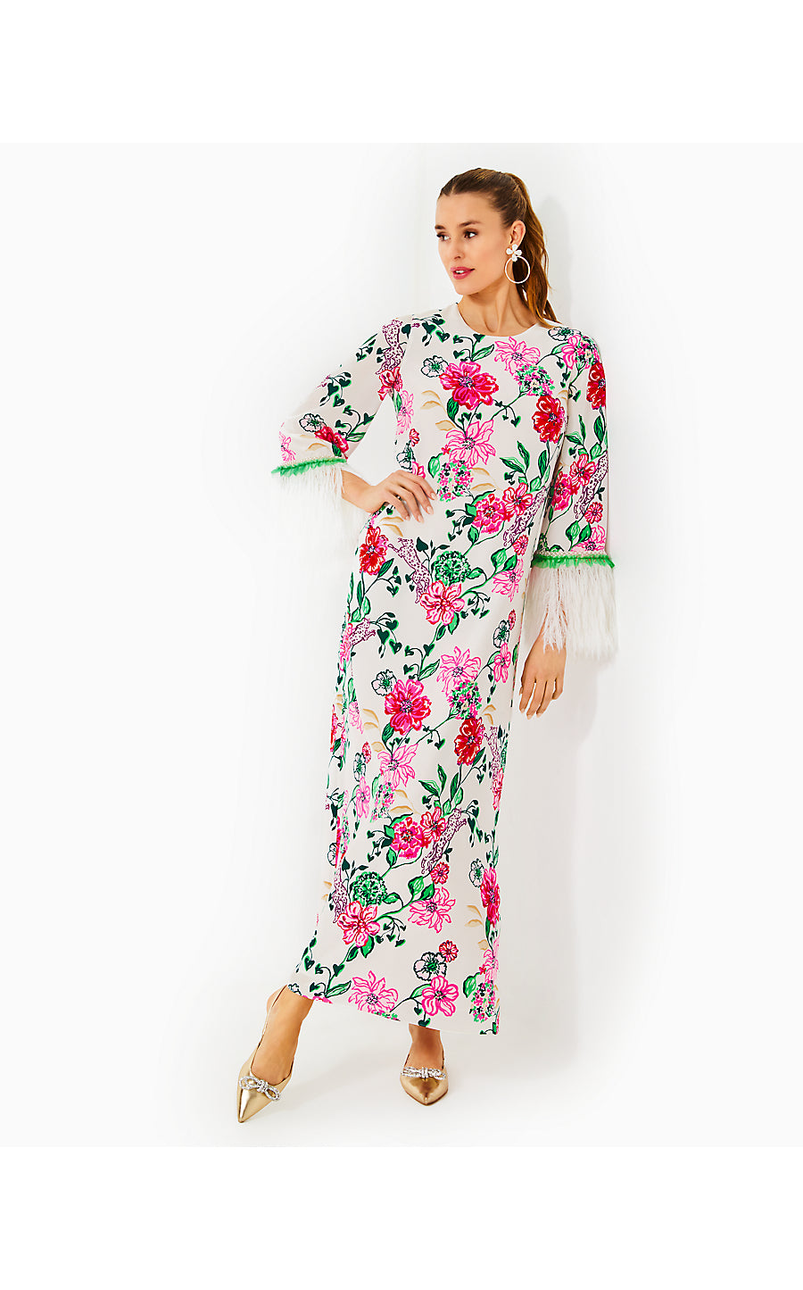 knee length dresses for ladies Safari Sunset Dress | Vibrant Style for Every Occasion