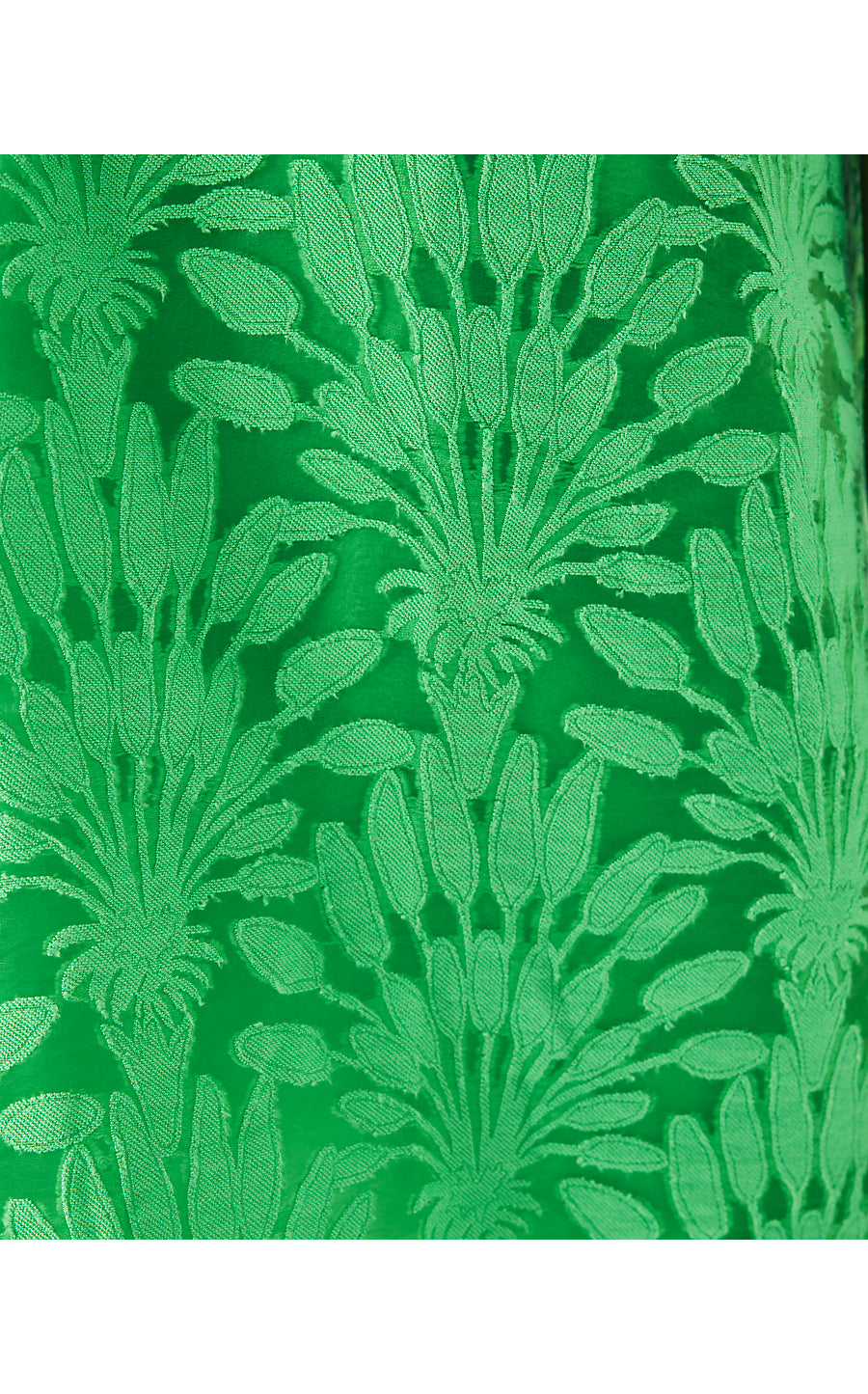TOLYA TOP, FAUNA GREEN STACKED PALM BURNOUT