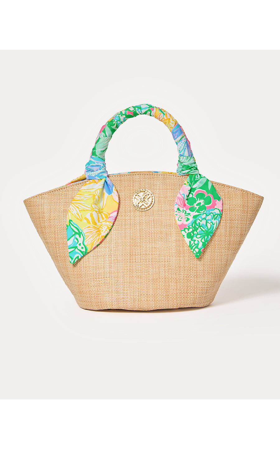 MALIA MINI STRAW BAG, MULTI BRIGHT DELIGHT PATCH