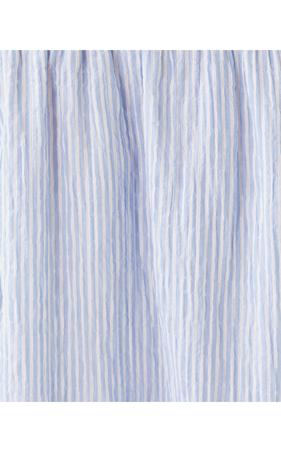 JAMIELYNN LONG SLEEVE OFF THE SHOULDER TOP, JACARANDA BLUE LTWT OXFORD STRIPE