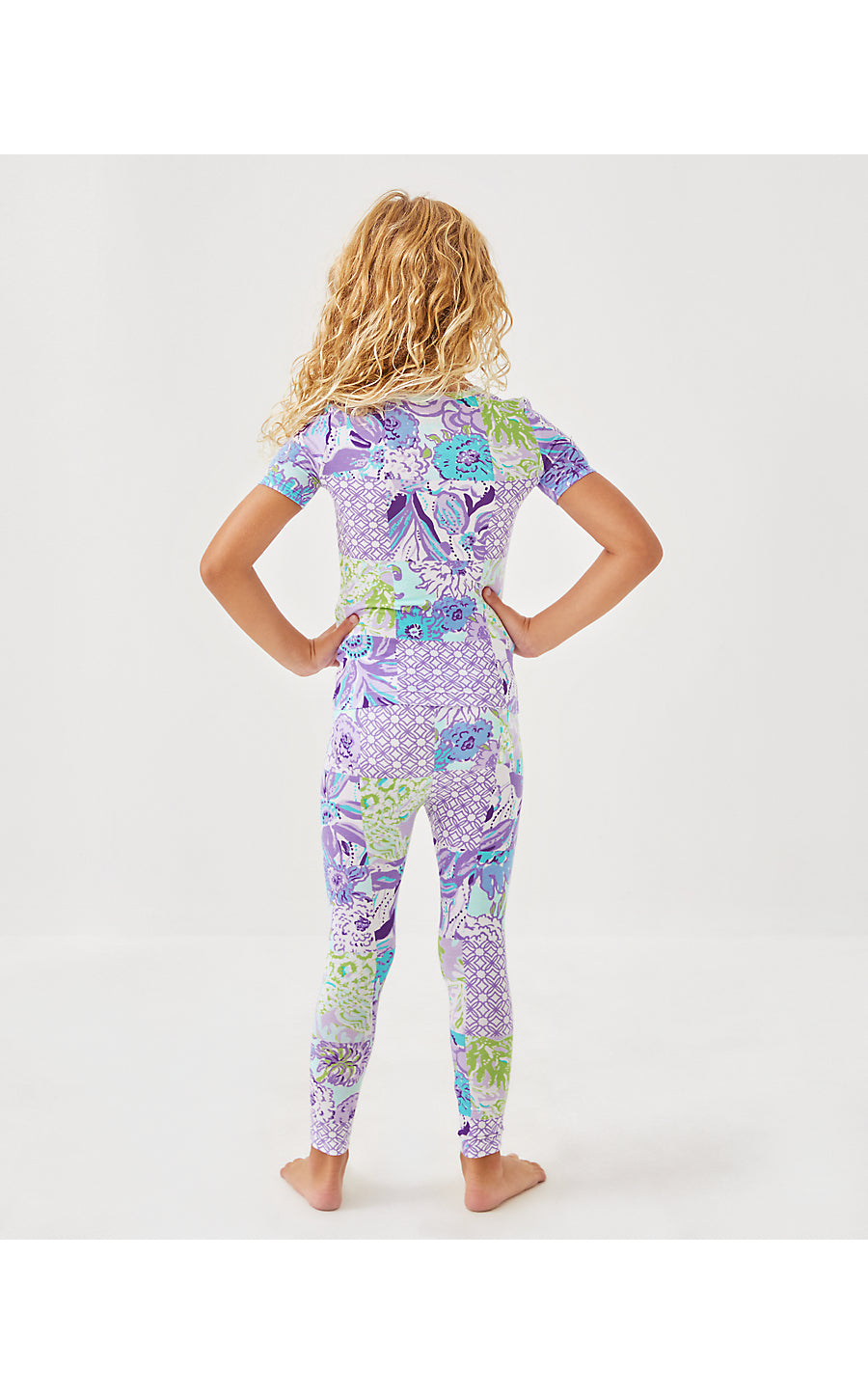 SAMMY SHORT SLEEVED PAJAMAS, MULTI JUICY STORY PATCH