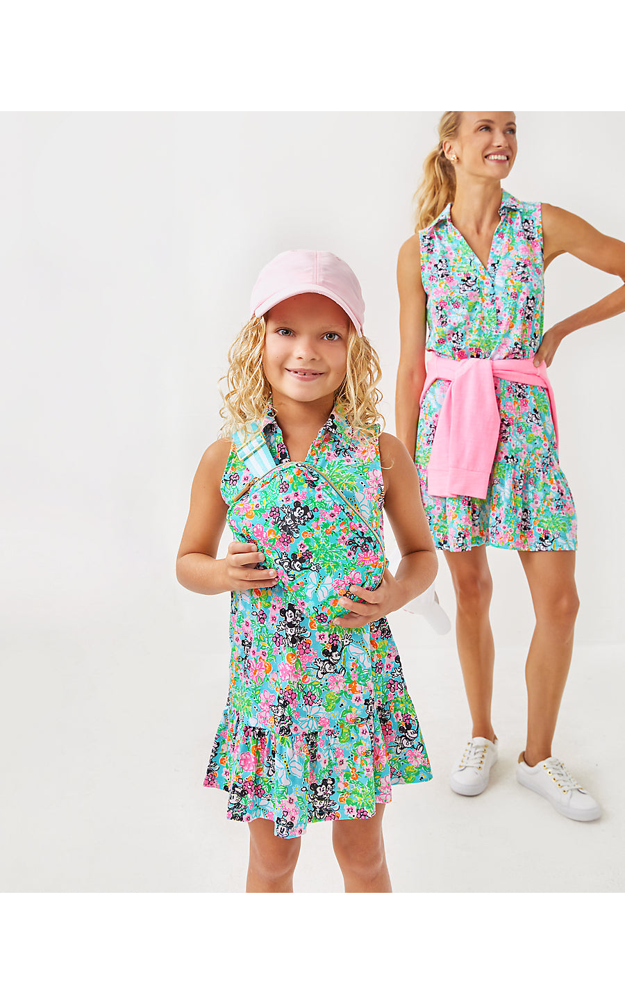MINI RIEGAN DRESS, MULTI LILLY HEARTS DISNEY
