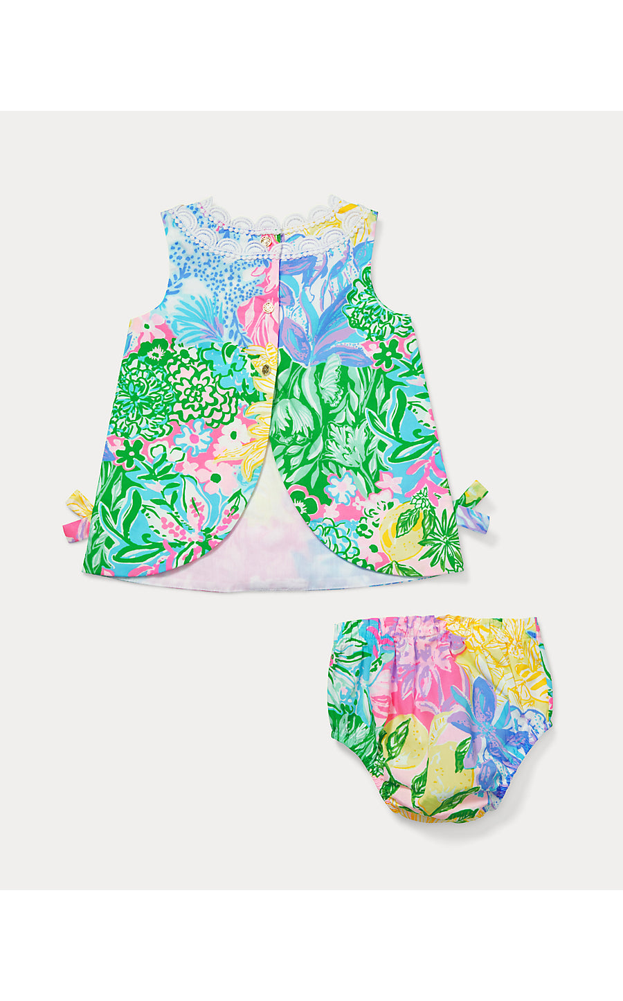 BABY LILLY SHIFT, MULTI BRIGHT DELIGHT PATCH