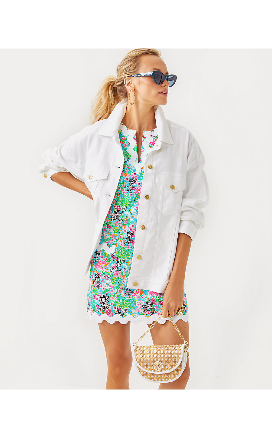 ROMEY SHIFT ROMPER, MULTI LILLY HEARTS DISNEY
