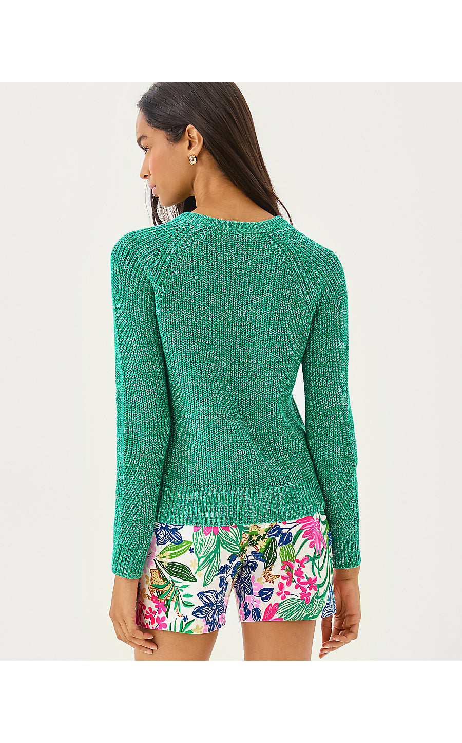 BELGRAVE SWEATER, KITTS GREEN MARL