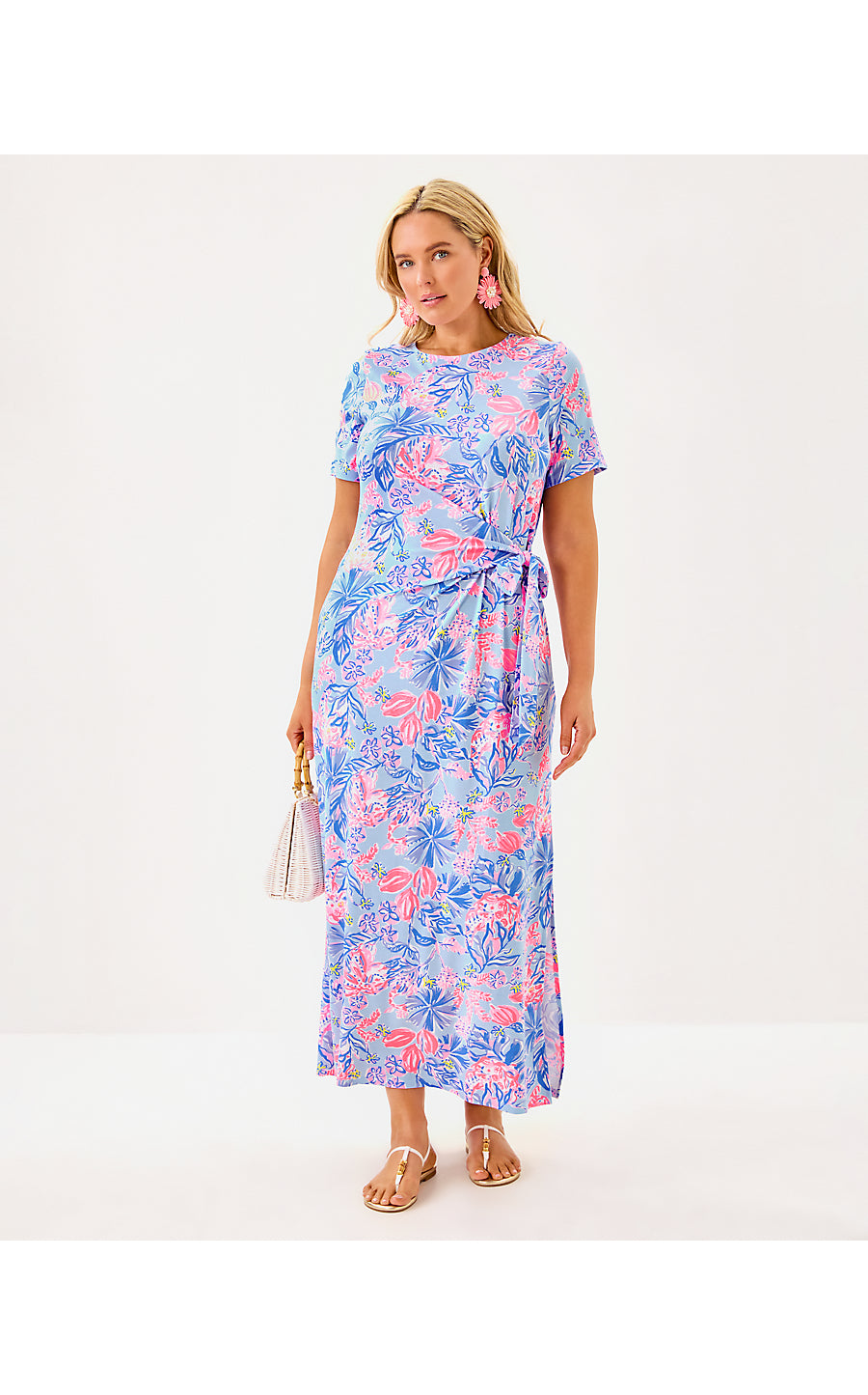 CHACE MAXI DRESS, MULTI ELEPHANT SPLASH