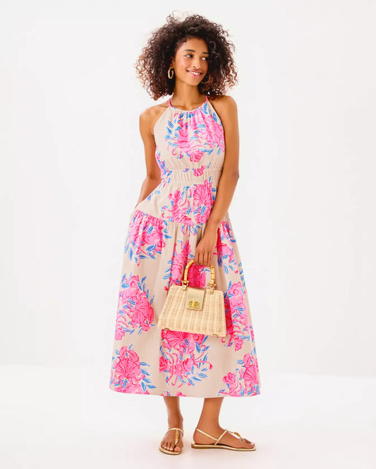TALULLAH MAXI DRESS, MULTI SO CLAWSOME