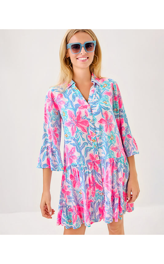 DIANTHA TUNIC DRESS, MULTI BEACHSIDE HAVEN