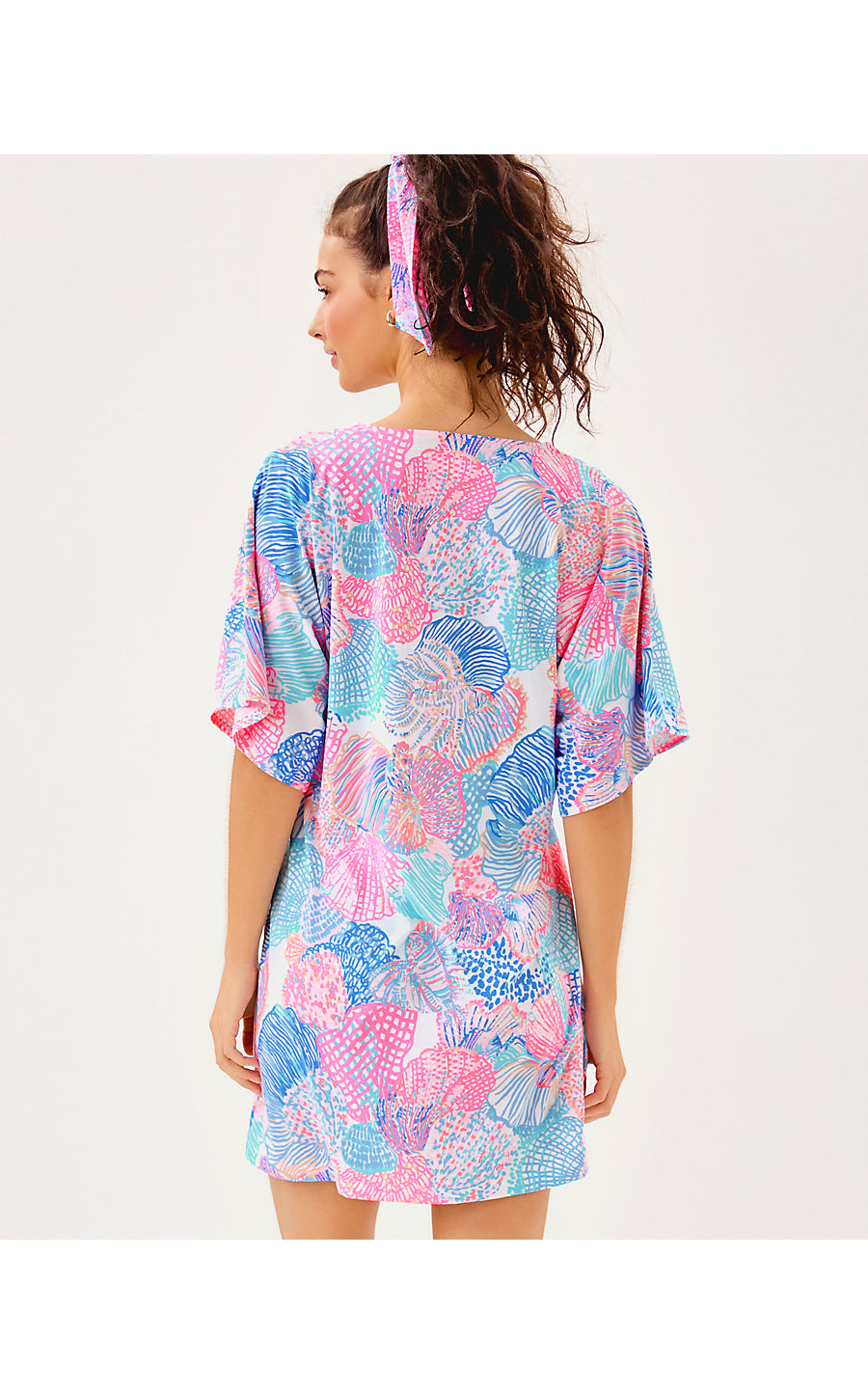 MALACHI V-NECK COVERUP, MULTI ROAR OF THE SEAS ENGINEERED COVERUP