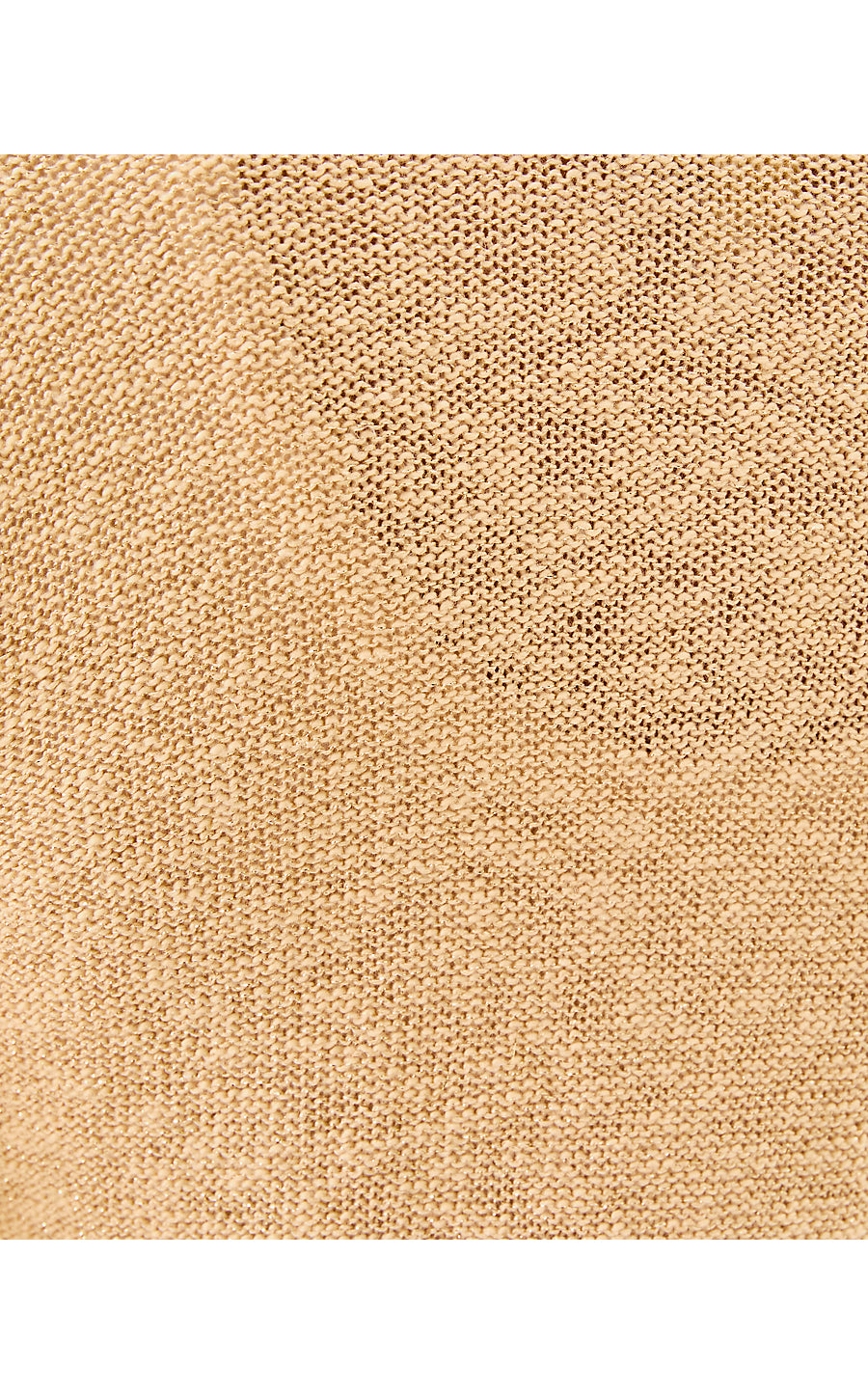 FARETTA CARDIGAN, WICKER TAN METALLIC