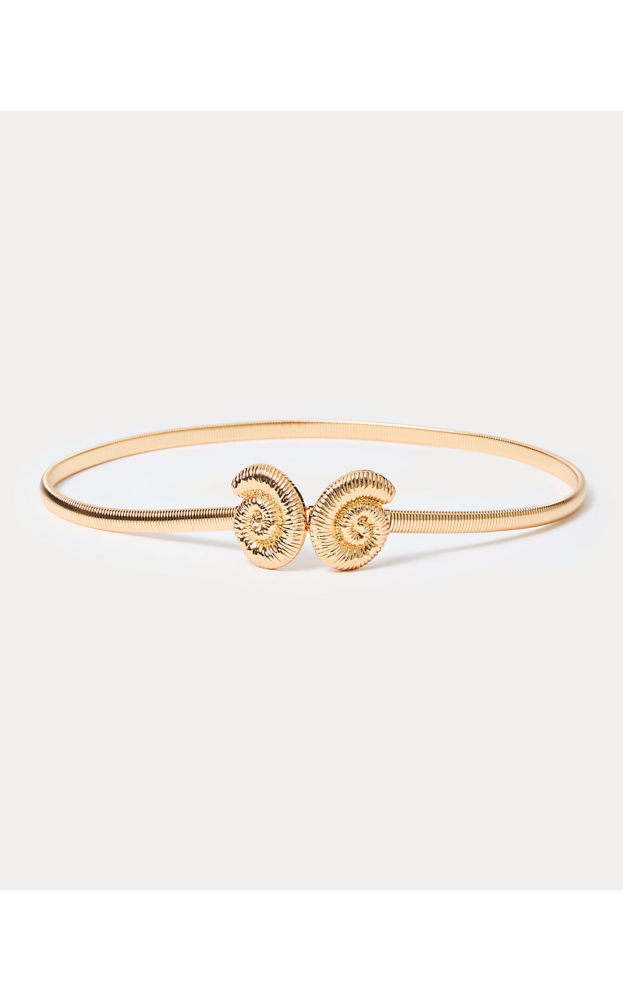 BAREFOOT BEACHCOMBER BELT, GOLD METALLIC