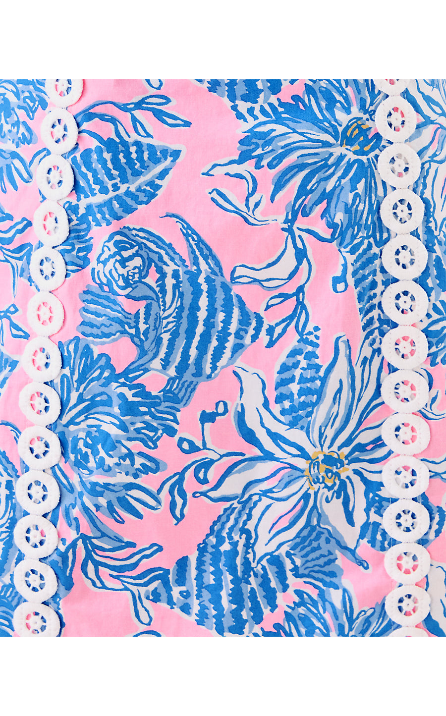 CIARAN SHIFT ROMPER, CONCH SHELL PINK UP SCALE