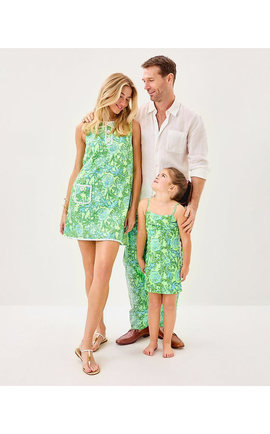 KALLIOPE SHIFT ROMPER, COOL MINT CATCHIN RAYS OVERPRINT