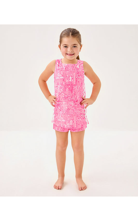 MINI ROMEY SHIFT SET, CONCH SHELL PINK PENNYS PLAYGROUND