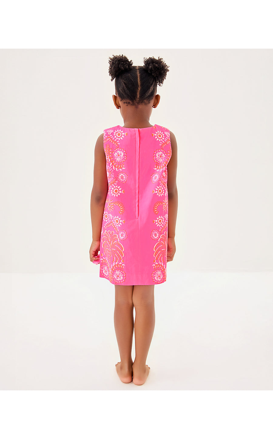 LITTLE LILLY CLASSIC SHIFT, SUNKISSED PINK BREEZY PALM ENGINEERED LITTLE LILLY