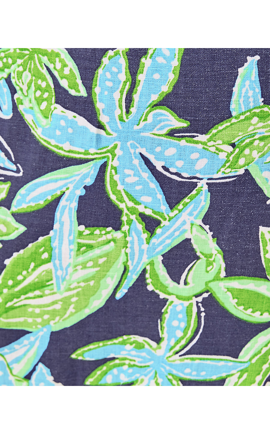 DAYLEN LINEN PALAZZO PANT, SAPPHIRE POOL TROPICAL TANGO