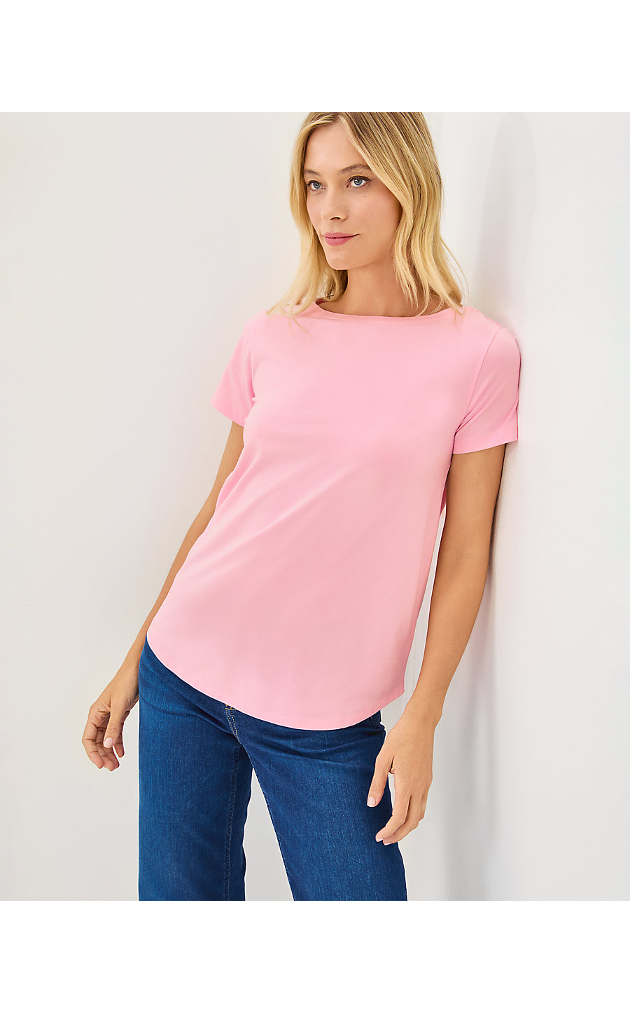 KEY WEST TOP, CONCH SHELL PINK