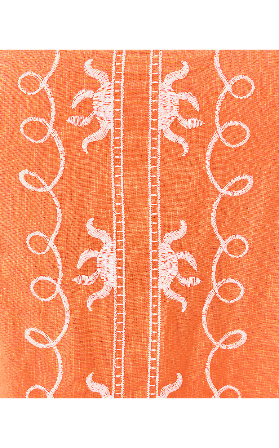 ROZALIE MAXI DRESS, PAPAYA FROND FANTASY EMBROIDERY