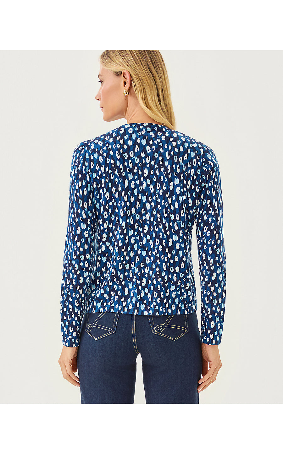 FAIRLEY CARDIGAN, STARLIGHT NAVY YOURE AN ANIMAL