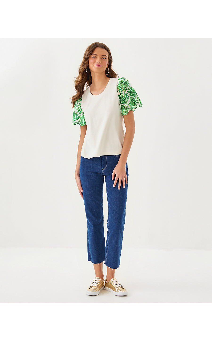 BRITTAN KNIT TOP, COCONUT SHADY BABE