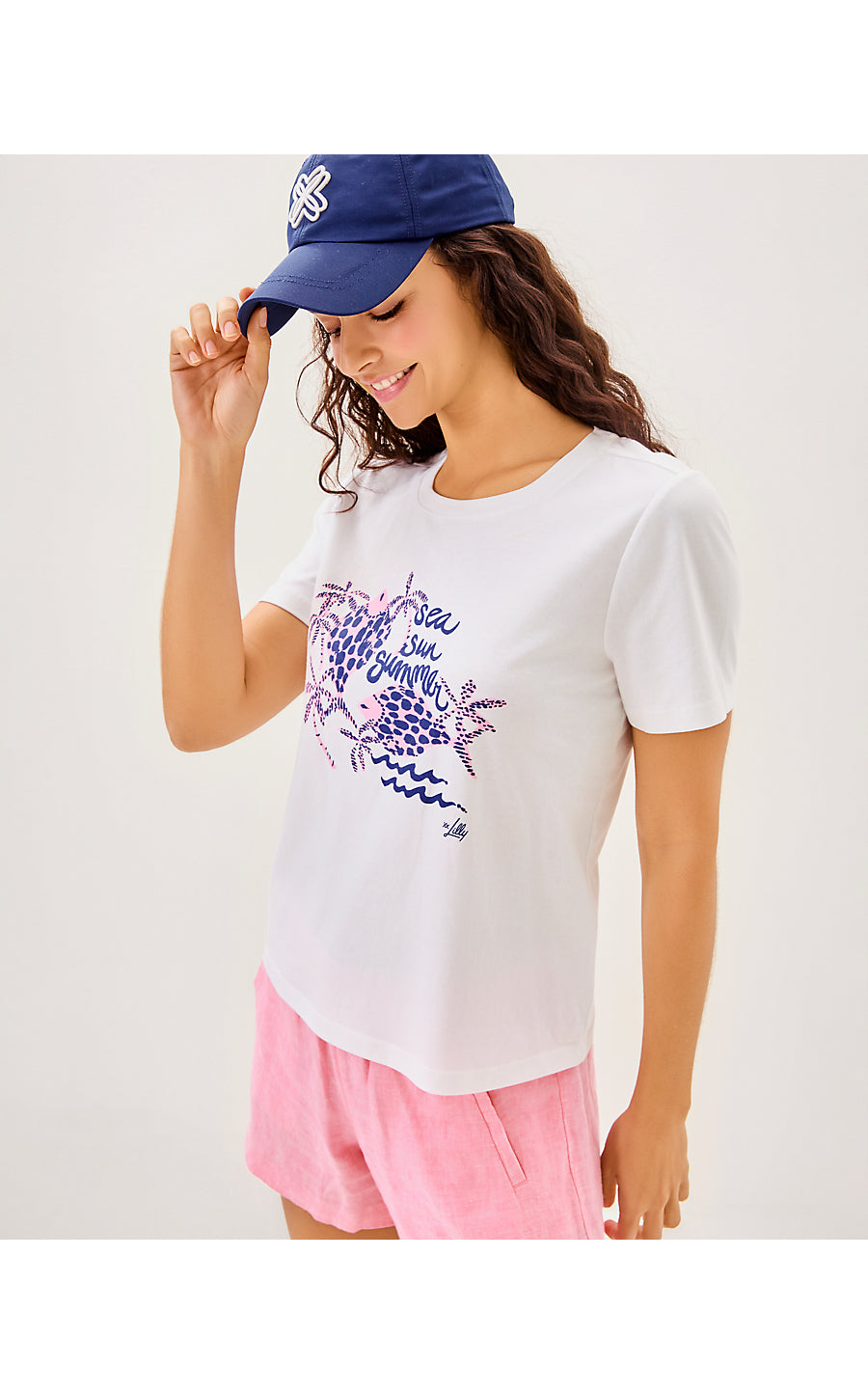 BARRETO KNIT TOP, MULTI SUN SEA MOTIFS GRAPHIC