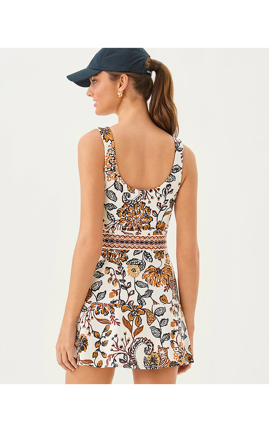FRESH SQUEEZE ACTIVE DRESS, COCONUT TAKE MEOWT ENGINEERED LUXLETIC DRESS