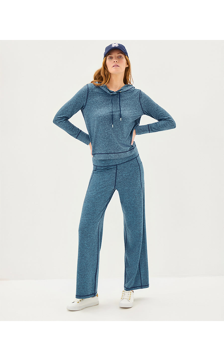 GALIA PANT UPF 50+, LOW TIDE NAVY X TANGIER TEAL
