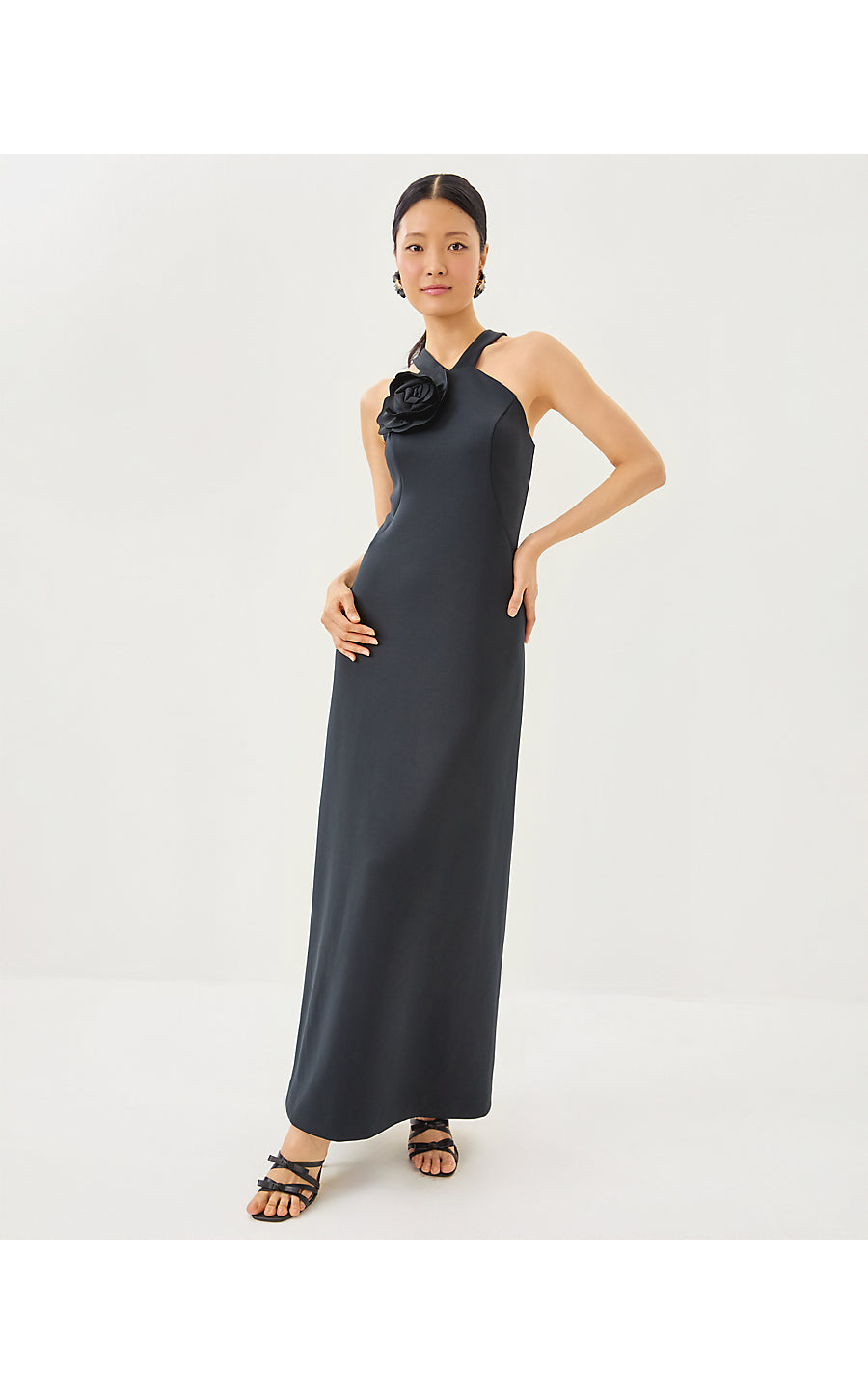 GIANNA MAXI DRESS, NOIR