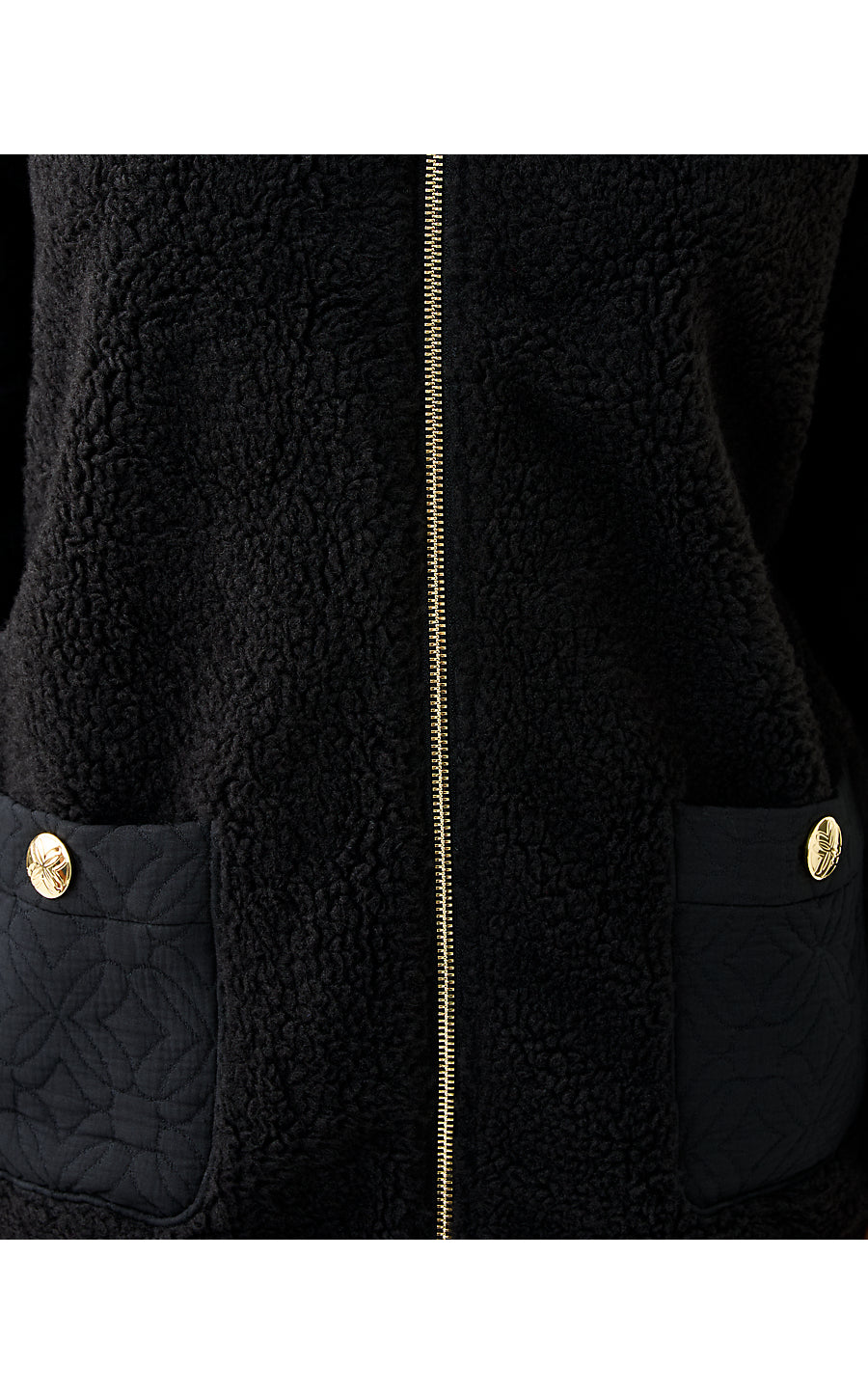 HELAINA SHERPA JACKET, NOIR
