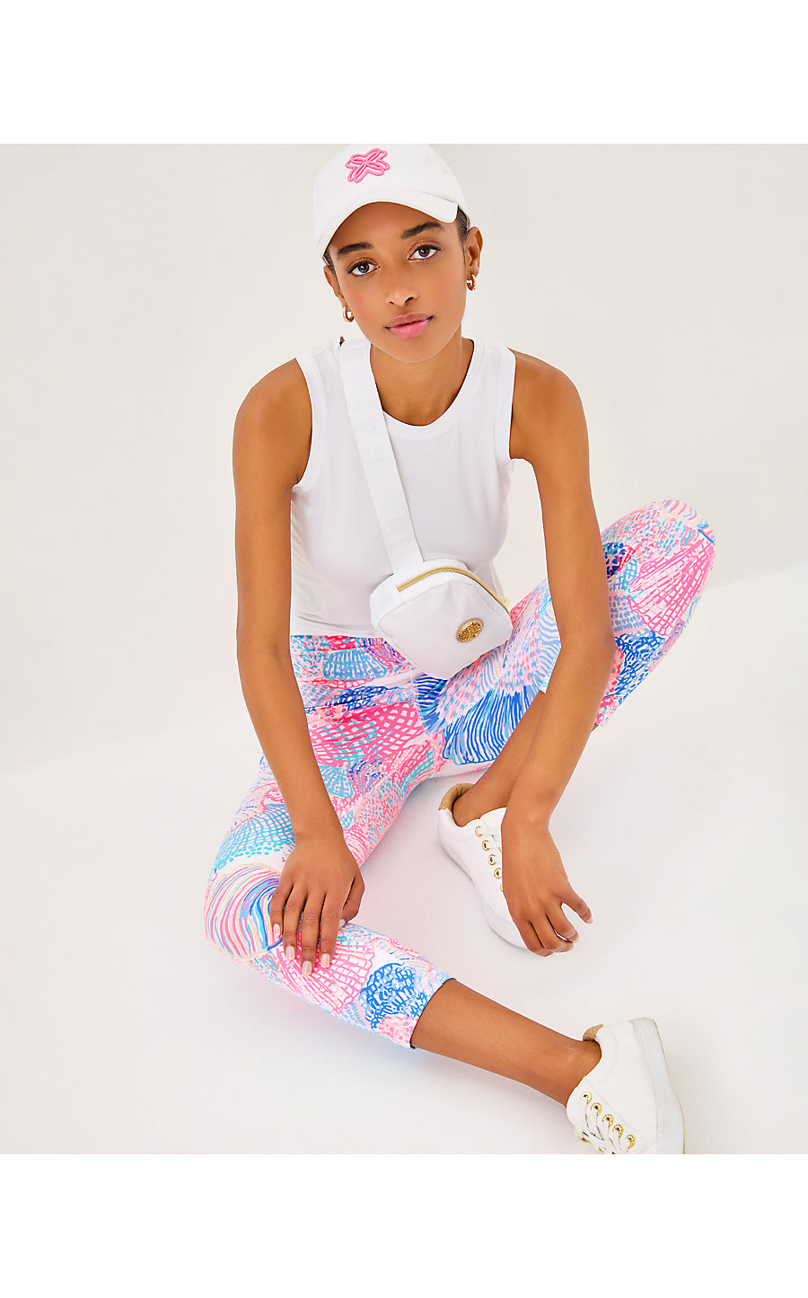 WEEKENDER HIGH RISE CROP UPF 50+, MULTI ROAR OF THE SEAS