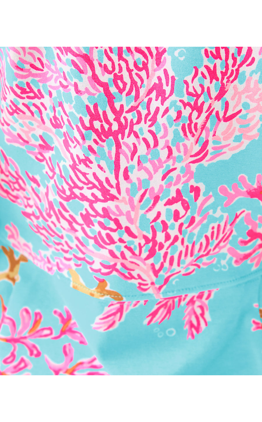 BRAY UPF 50+ DRESS, MULTI ROYAL CORAL